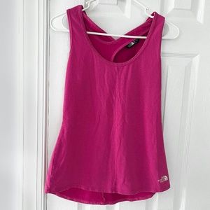 The North Face Pink Criss Cross Racerback Tank Top Size S